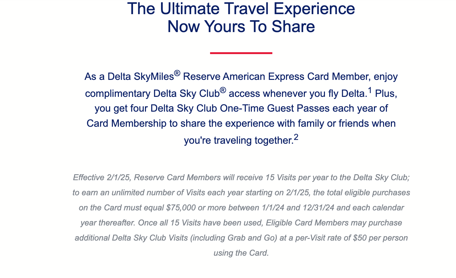 Email notification of new Delta one-time Sky Club guest passes. DELTA AIR LINES